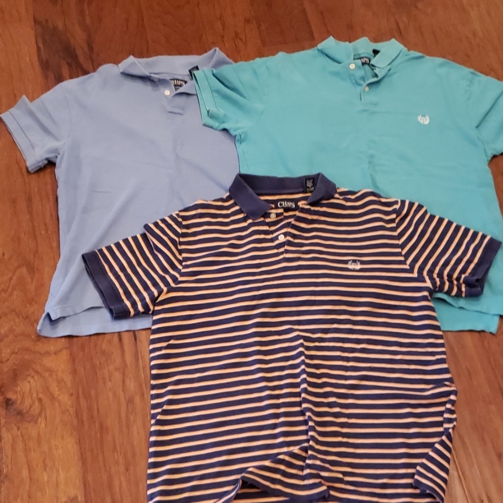 3 Chaps polo shirts